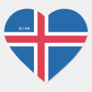 Search for heart iceland stickers World flags