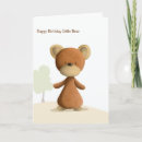 Search for brown bear birthday cards Kids