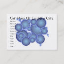 Search for washing laundry business cards Blue