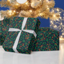 Search for farmhouse christmas wrapping paper Holly