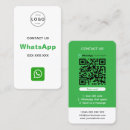 Search for whatsapp business cards Minimalist
