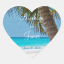 Search for heart tree wedding stickers Palm trees