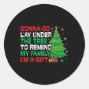 Search for under tree stickers Xmas
