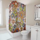 Search for retro 70s shower curtains Vintage