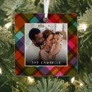 Search for color christmas tree decorations Plaid