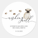 Search for announcement wedding stickers Dog