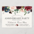 Search for burgundy anniversary invitations Red
