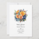 Search for yellow rose bridal shower invitations Orange
