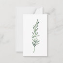 Search for herbs note cards Green