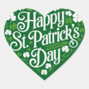 Search for st patricks day heart stickers Saint