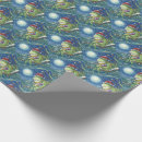 Search for frog christmas wrapping paper Santa