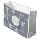 Search for winter wonderland gift bags Snowflake pattern
