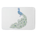 Search for peacock bath mats Feather