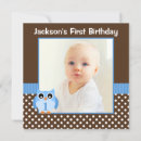 Search for blue owl invitations Brown