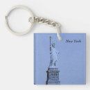 Search for liberty square key rings Statue