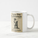 Search for i love california mugs Grizzly bear