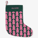 Search for pink and green christmas stockings Simple