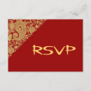 Search for red damask invitations Hindu