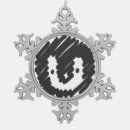 Search for black and white penguin christmas tree decorations Cute