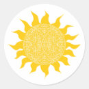 Search for bright yellow sun stickers Sunshine