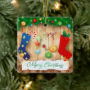 Search for sock christmas tree decorations Illustration