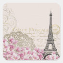 Search for vintage postcard stickers Eiffel tower