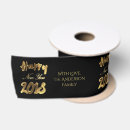 Search for happy new year ribbon Black