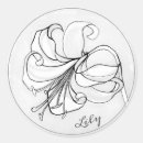 Search for lily name stickers Watercolor