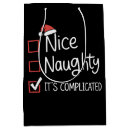 Search for naughty santa gift bags Xmas