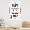 Search for football baby shower posters Boy