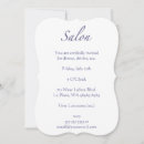 Search for beautician invitations Salon