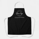Search for text and logo aprons Minimalist