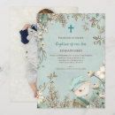 Search for cute christening invitations Botanical