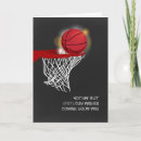Search for basketball birthday cards Red