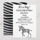Search for zebra patterns invitations For kids