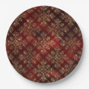 Search for elegant christmas plates Red