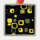 Search for yellow and grey christmas tree decorations Black