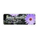 Search for purple flower return address labels Garden