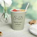 Search for bridal shower party tableware Initials