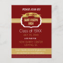 Search for class reunion invitation postcards Maroon
