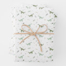 Search for dinosaurs wrapping paper Green