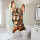 Search for french bulldog shower curtains Puppy