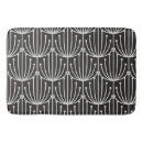 Search for black and white abstract bath mats Geometric