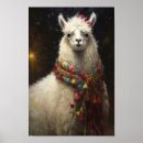 Search for llama animal posters Festive