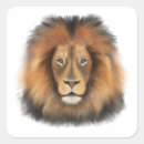 Search for king of the jungle stickers Watercolor