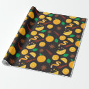 Search for orange and black wrapping paper Dark