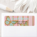 Search for 21st birthday return address labels Pink