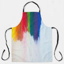 Search for red orange yellow green aprons Background