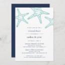 Search for starfish rehearsal dinner invitations Coastal