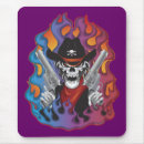Search for outlaws mousepads Skull